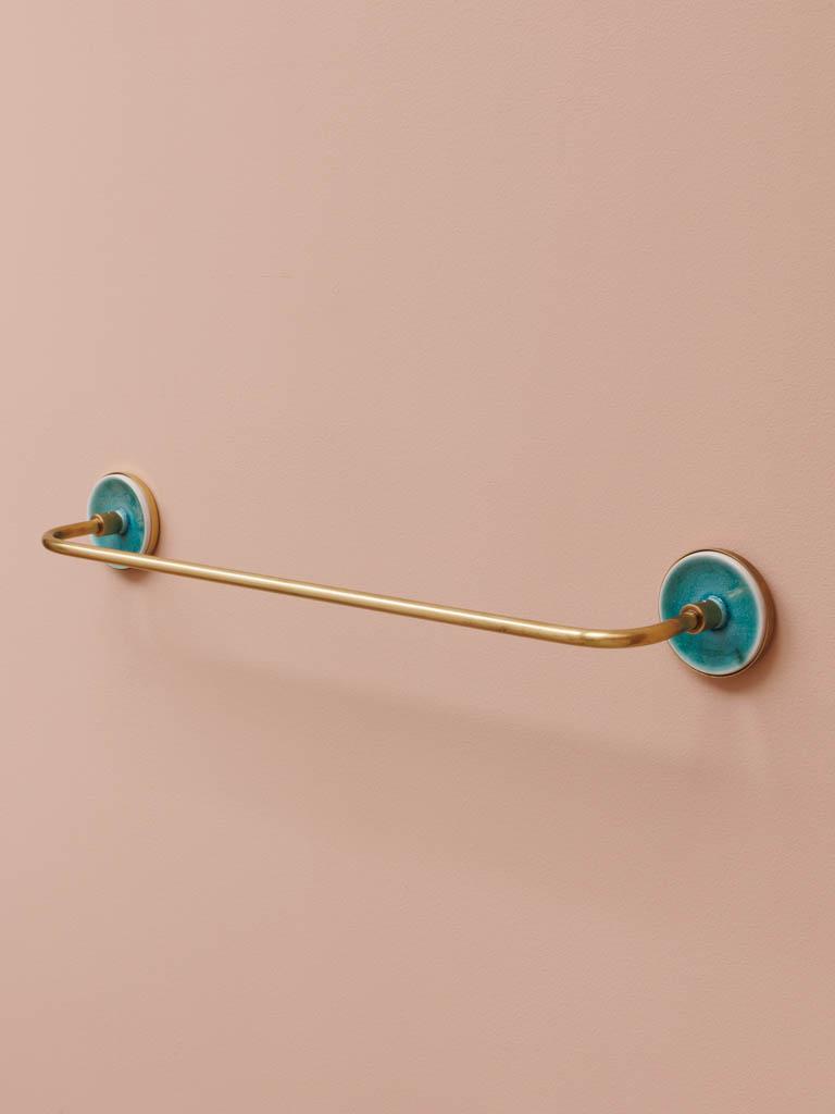 Porte serviette long base céramique Lisbonne Chehoma